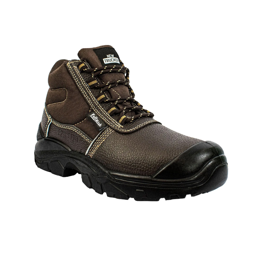 Bota De Seguridad New Trucker Nt115 Marrón