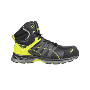 Bota De Seguridad Velocity 2.0 Yellow Mid S3 Esd Hro Src Puma Negro