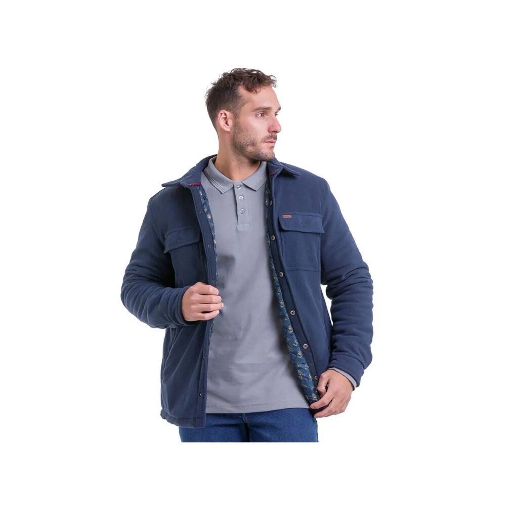 CHAQUETA POLAR QUEBEC GRIZZLY AZUL