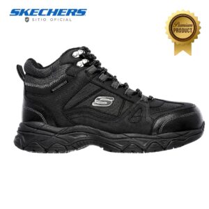 BOTA DE SEGURIDAD LEDOM ST WP 77147-BLK HOMBRE SKECHERS