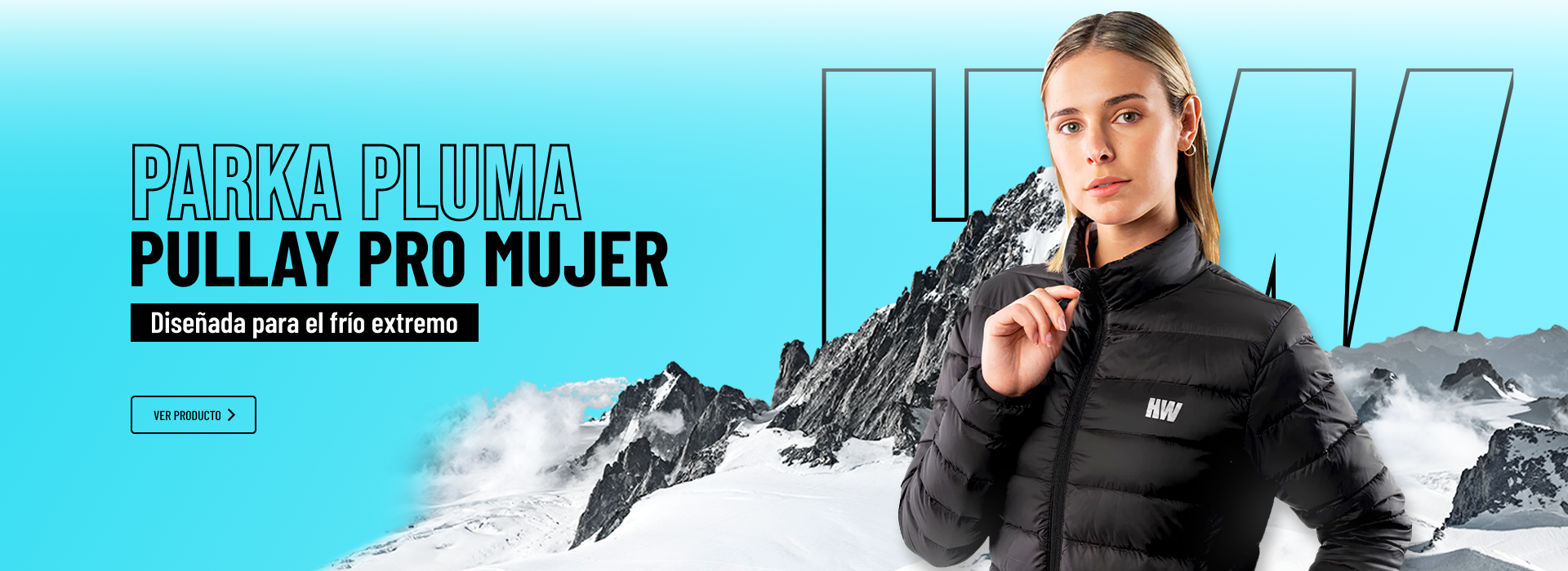 Parka Pluma Pullay Pro Mujer HardWork