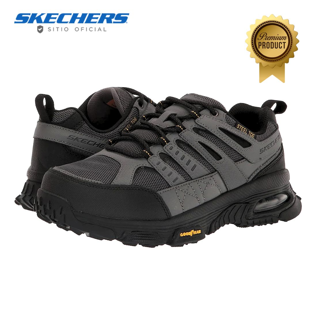 ZAPATILLA DE SEGURIDAD ARCKET GREY 200140-GYBK HOMBRE SKECHERS